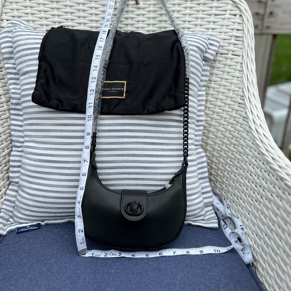 NWOT Kurt Geiger London Small Chelsea Drench Hobo Crossbody Bag - Picture 12 of 12